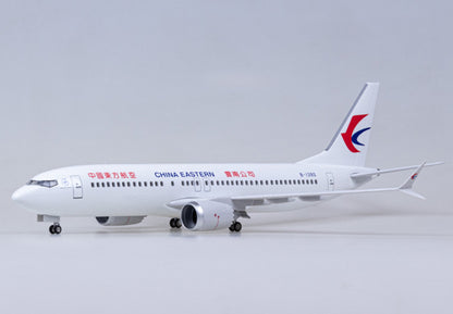 47CM 1:85 CHINA EASTERN BOEING 737 MAX Plane Landing gear Resin Aircraft Model