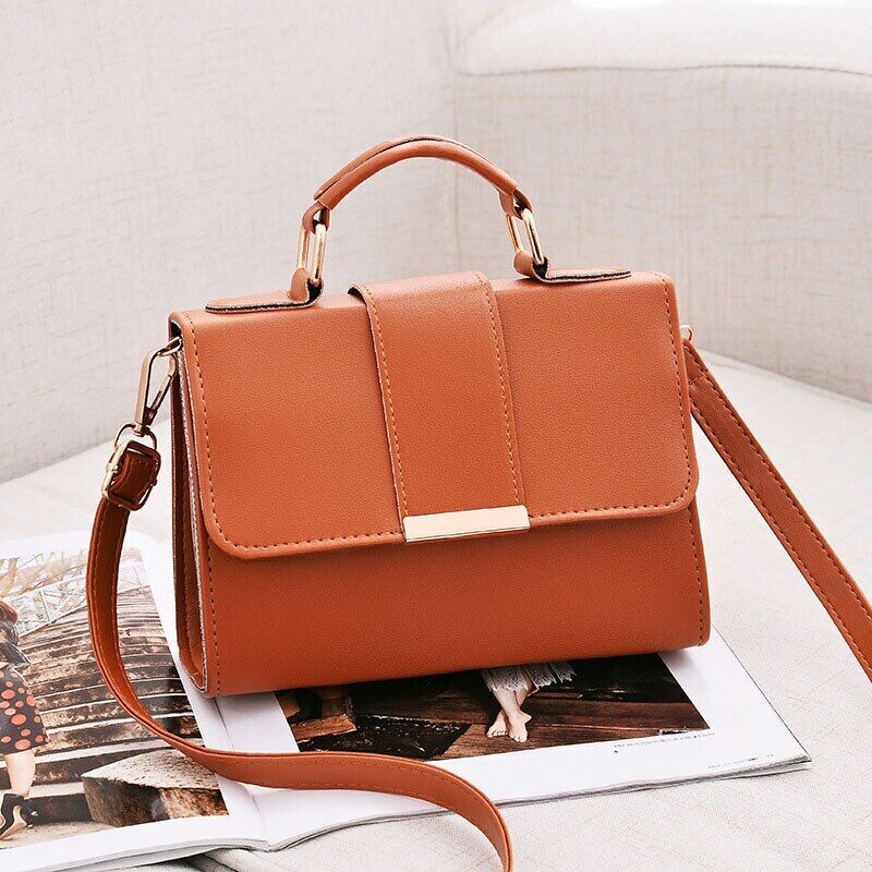 PU Leather Handbags Summer Fashion Women Small Flap Solid Female Crossbody Bags