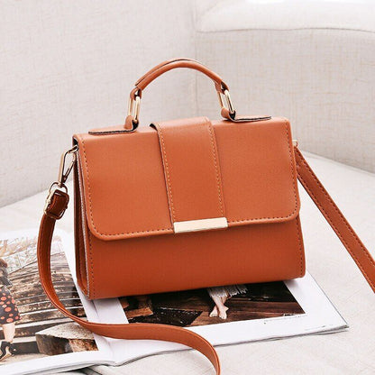 PU Leather Handbags Summer Fashion Women Small Flap Solid Female Crossbody Bags
