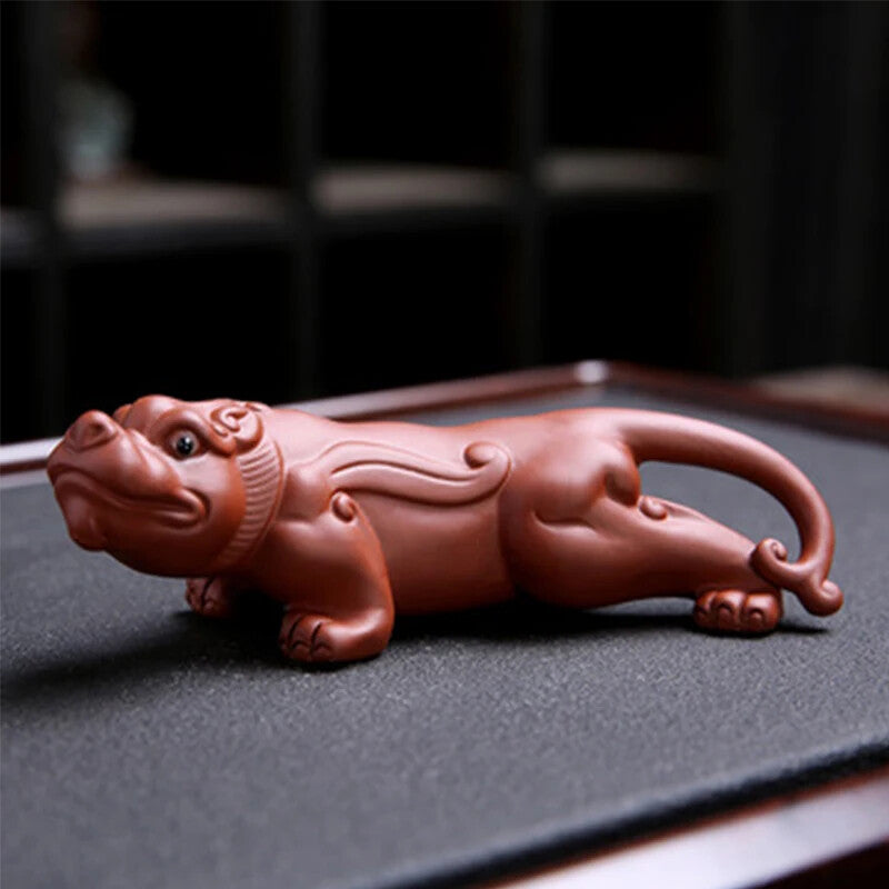 1pc Zisha Tea Pet Lucky Tea Table Decoration Tea Ceremony Tea Pet Zen Tea Set