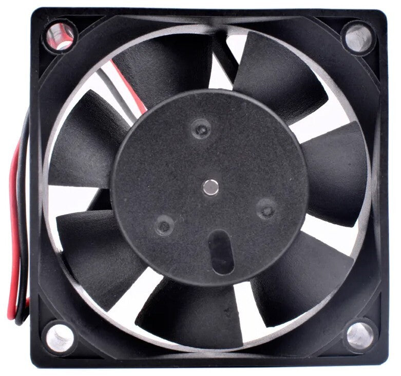 Small 12V DC Brushless Fan 60x60x20mm, 2 Wire, 31 CFM, Ball Bearing (DFD0612L)