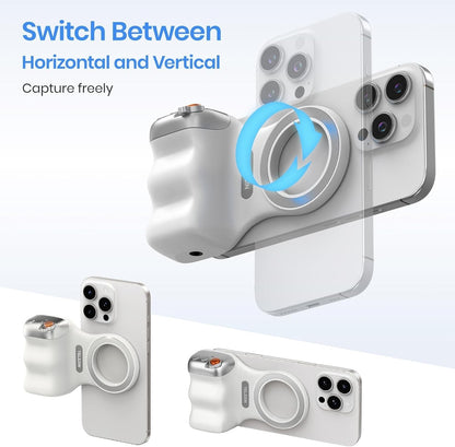 Telesin Magnetic Phone Camera Shoot Hand Grip Phone Holder w/ BT Remote Control