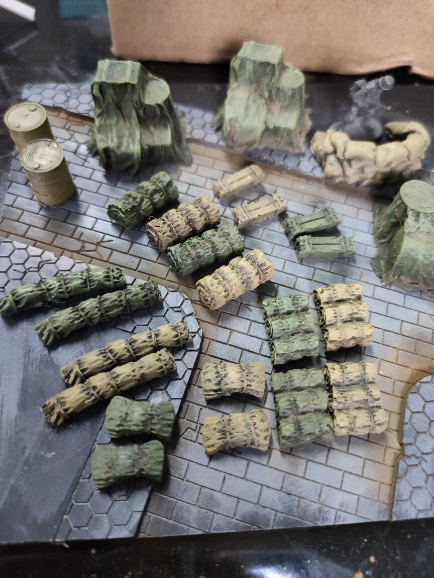 1/72 Tank Package Ammunition Box Accessories Model For Tank War Scenarios