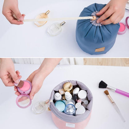 Round Cosmetic Bag Waterproof Beautiful Makeup Bag Travel Organizer Storage Bags
