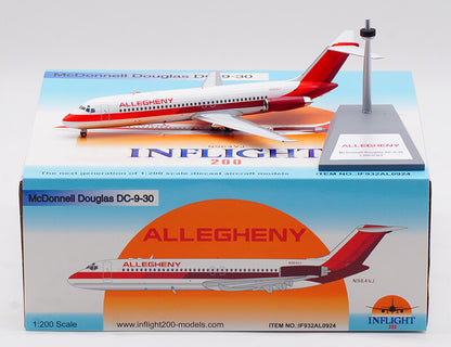 1:200 InFlight ALLEGHENY McDonnell Douglas DC-9-30 Airplane Diecast Plane Model