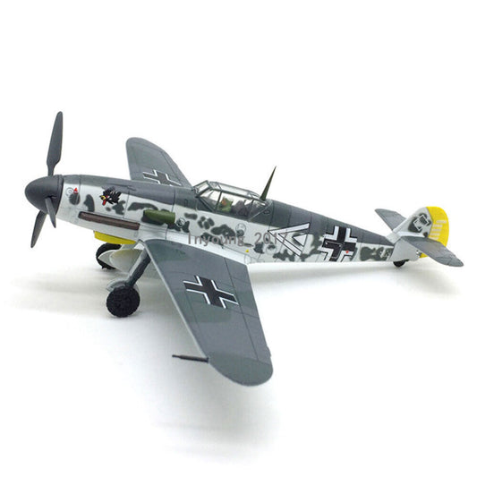 1:72 WWII Bf-109 Fighter Airplane Model Metal Diecast Military Army Plane Model