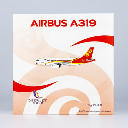 1:400 NG Model Deer Jet AIRBUS A319 Passenger Airplane Diecast Aircraft Model