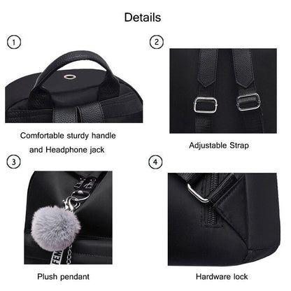 Oxford Backpack Waterproof Laptop Travel Bags Casual College Students School Bag