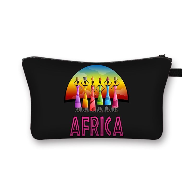 Print Cosmetic Bag Makeup Purse Cosmetic Case Lipstick Storage Bags Traveling