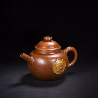 Chinese Yixing Zisha Clay Handmade Exquisite Teapot （巨轮 底款：周桂珍）