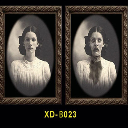 Halloween 3D Ghost Photos Frame Decoration Spooky Party Delivers Crafts Horror