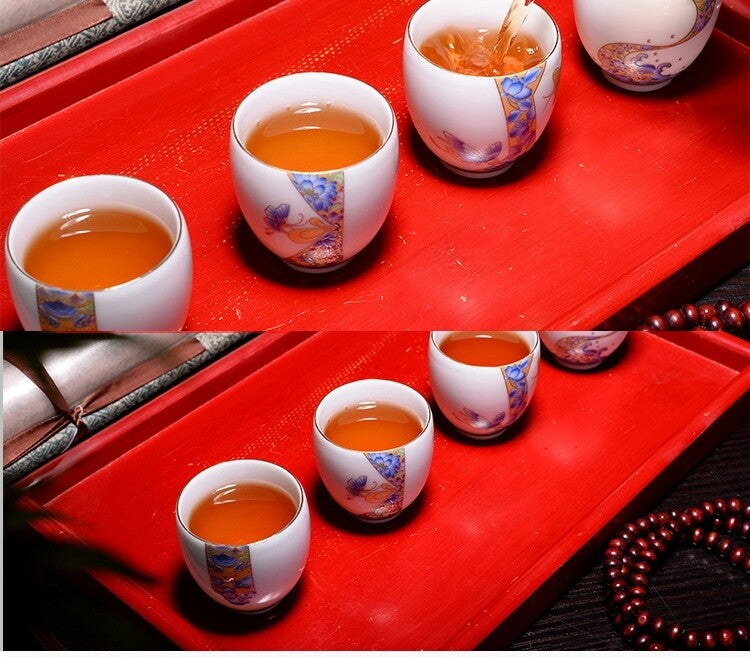 Dingyao Kiln Porcelain Tea Cup 70ml Master Cup Of Tea Chinese Kungfu Tea Cup New