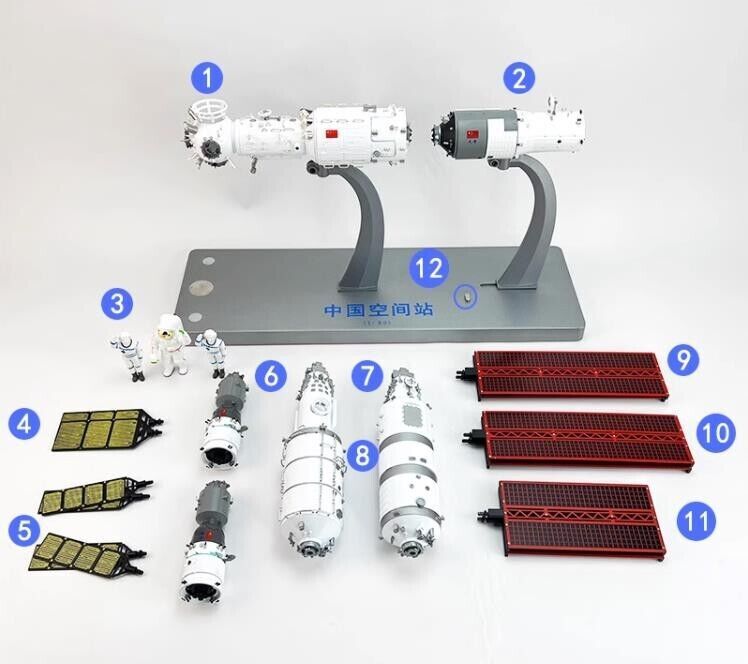 1:80 60CM China Space Station Core Cabin Module Diecast Aerospace Model