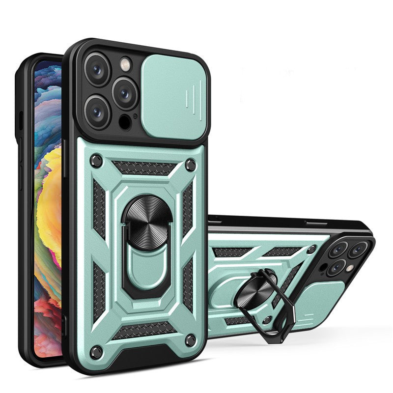 Suitable for iPhone 17 Pro Max Sergeant Ring Holder Phone Case Protective Cover