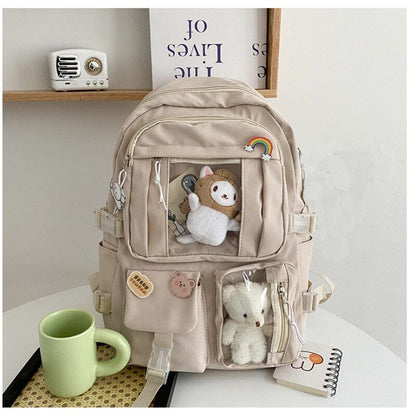 Women Backpack High School Student School Bag Girl Backpack Laptop Book