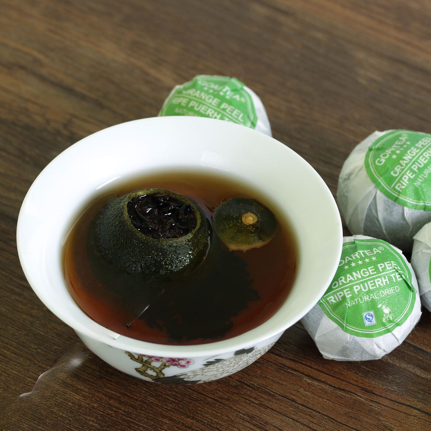 HELLOYOUNG 100g/3.52oz Nonpareil Supreme Orange Peel Chenpi Citru Puer Ripe Tea