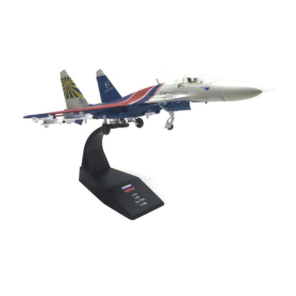 1: 100 Russian Su-27 Warrior Performance Aircraft Model Display Collection t