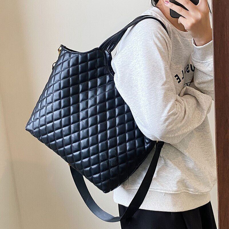 Women Tote Bag Handbags Leather Shoulder Bag Simple Handbags