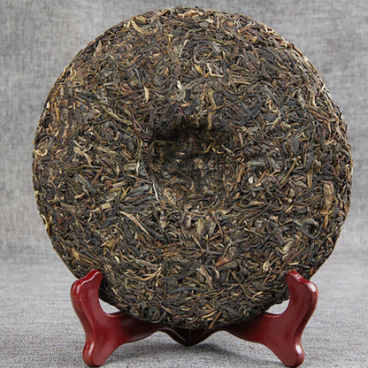 357 grams of natural Menghai Qizi cake organic Pu'er tea series Pu'er tea-