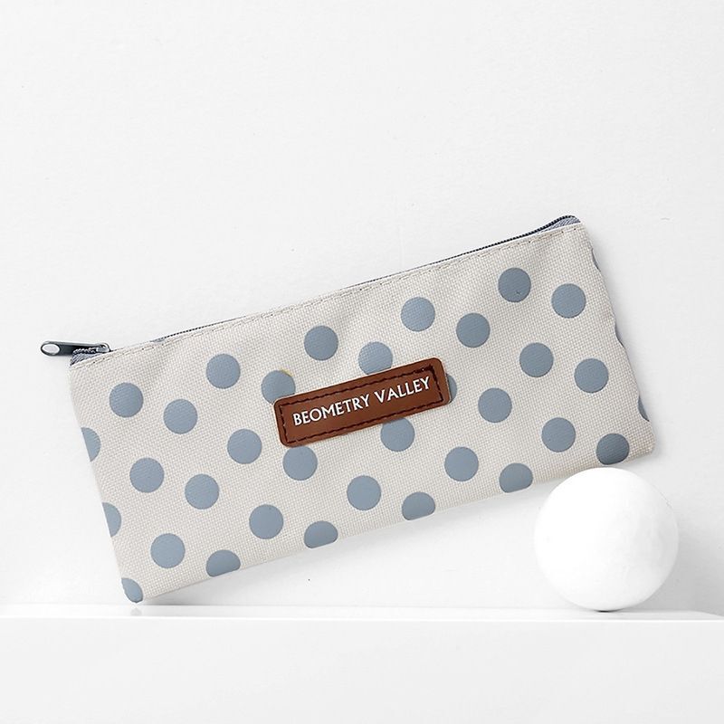 Plaid Travel Cosmetic Makeup Bag Zipper Small Toiletry Beauty Organizer 19.7*9cm