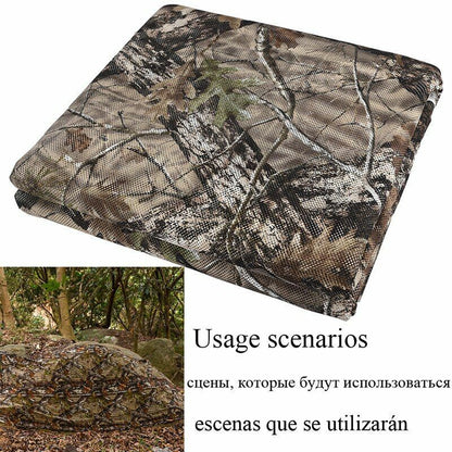 Camouflage Net Bulk Roll Mesh Cover Blind Hunting SunShade Camping Outdoor Cloth