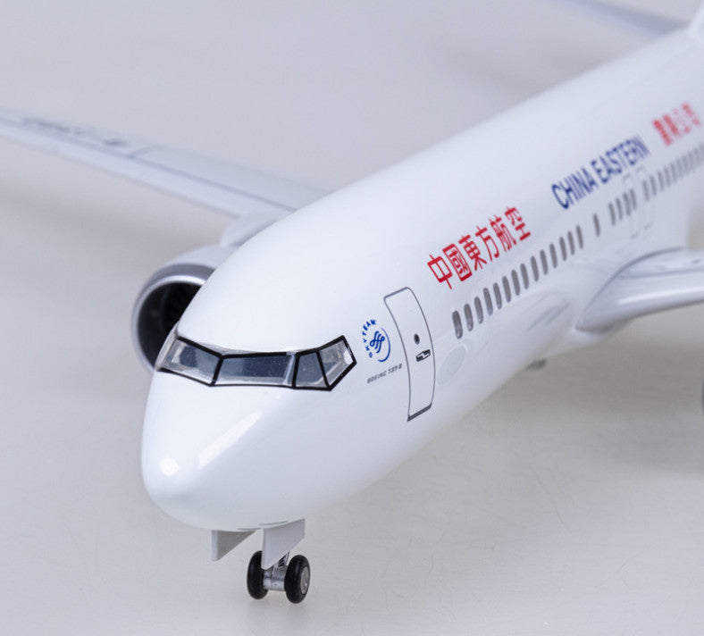47CM 1:85 CHINA EASTERN BOEING 737 MAX Plane Landing gear Resin Aircraft Model