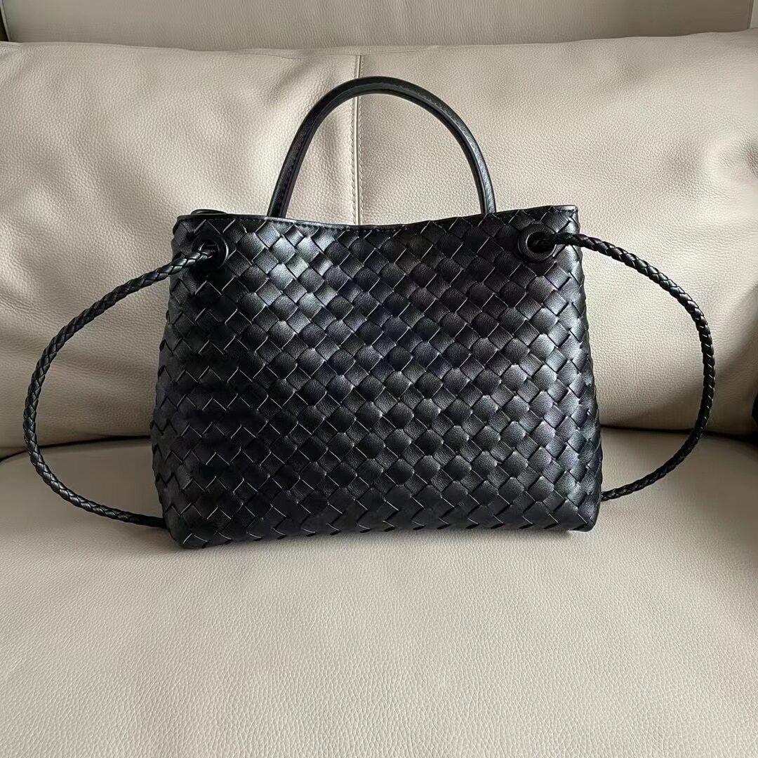 Rope Buckle Braided Tote Bag One Shoulder Portable Cross-body Women's Bag