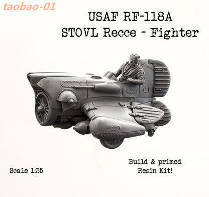1:35 Resin Model Kit US Air Force RF-118A Pilots and aircraft R2282 Unassembled