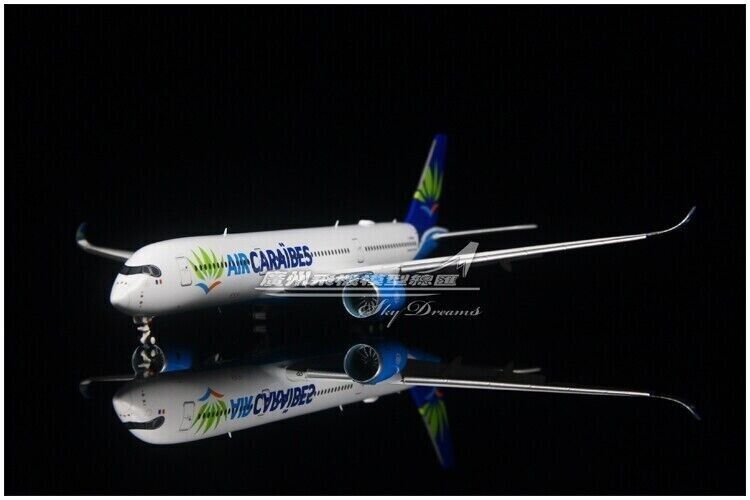 1:400 JC Wings AIR CARAIBES AIRBUS A350-900 Airplane Flap Down Diecast Model