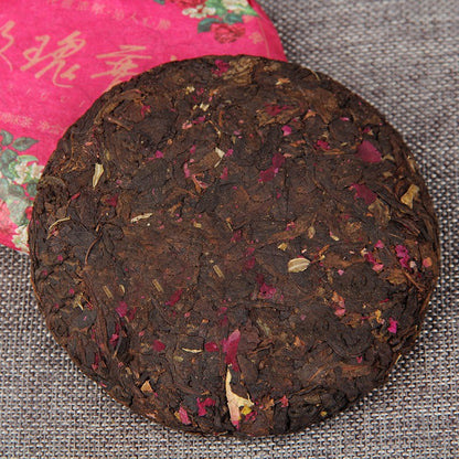100g Pu'er Tea Ripe Tea Rose Ripe Tea Cake Small Tea Cake