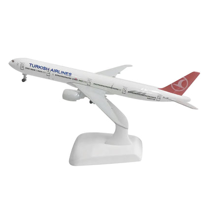 1:400 Turkey B777 Airplane Alloy Model Souvenir Static Display Gift with Stand I