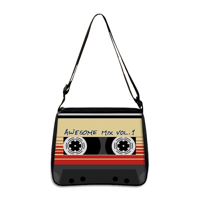 Music Print Handbags Causal Shoulder Bags Crossbody Purse Satchel Messenger Bag