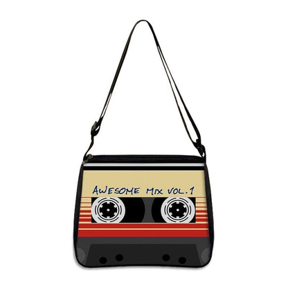 Music Print Handbags Causal Shoulder Bags Crossbody Purse Satchel Messenger Bag