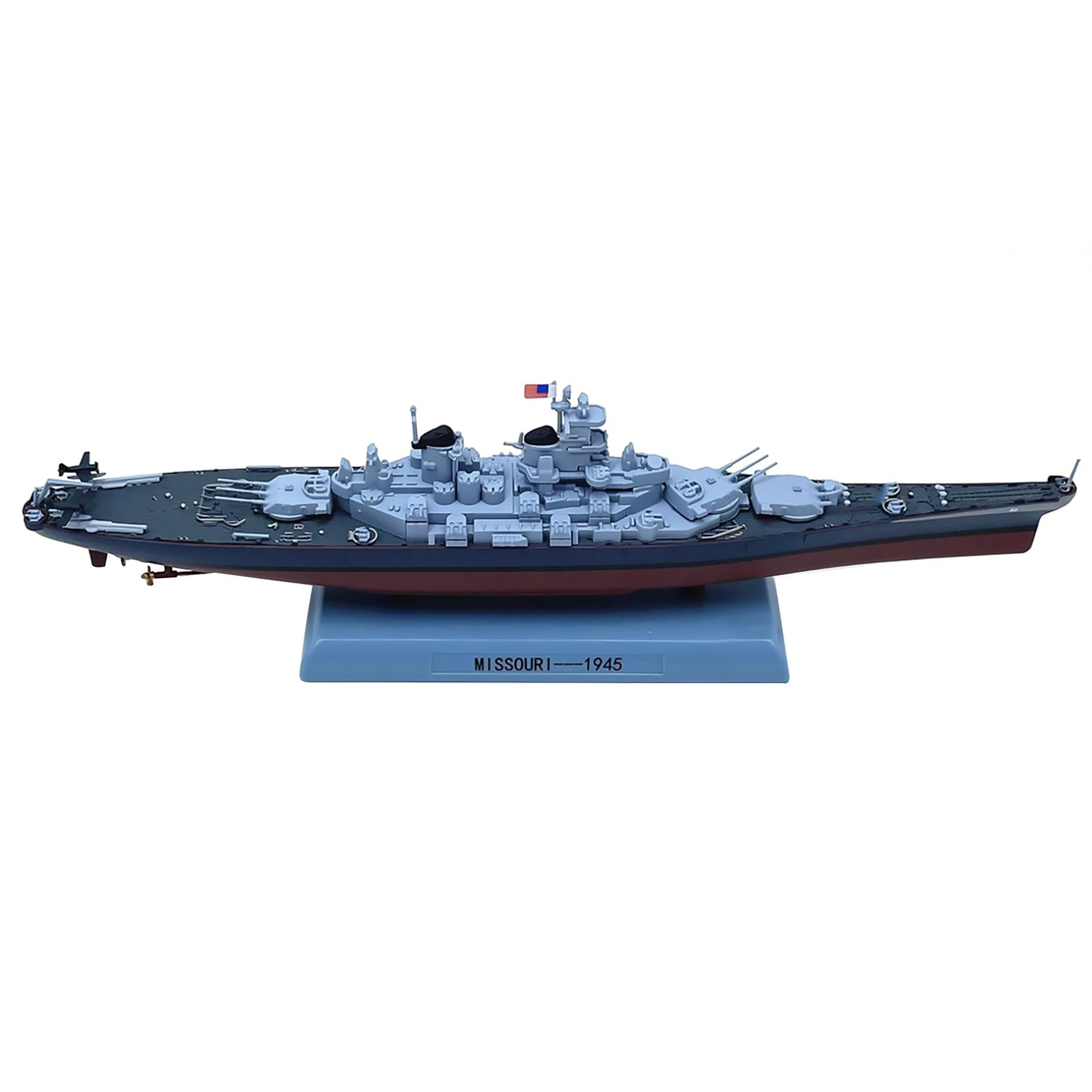 NEW 1/1000 Scale World War II USS Missouri BB63 Battleship Alloy Ship Model