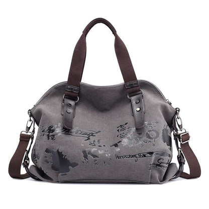 Handbag Crossbody Bag Large Canvas Tote Bag Messenger Shoulder Purse 49*12*35CM