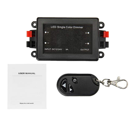 12V-24V 8A RF Wireless Remote Brightness Controller Switch For LED Strip Light