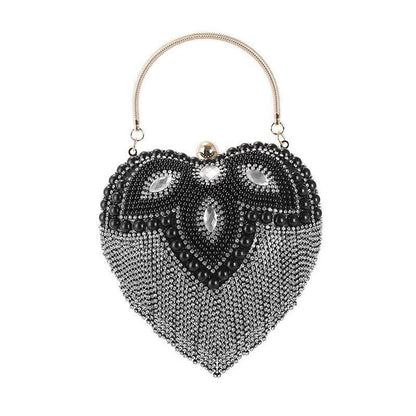 Rhinestone Evening Bag Silver Clutch Fashion Wedding Purses Wallets 17*7*23.5 CM