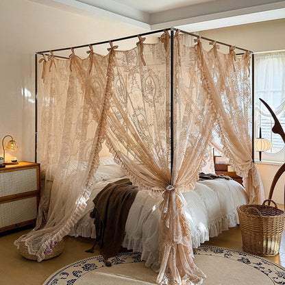 Mosquito Net Bed Curtain Romantic Lace Mosquito Net Bed Netting With Net Frames
