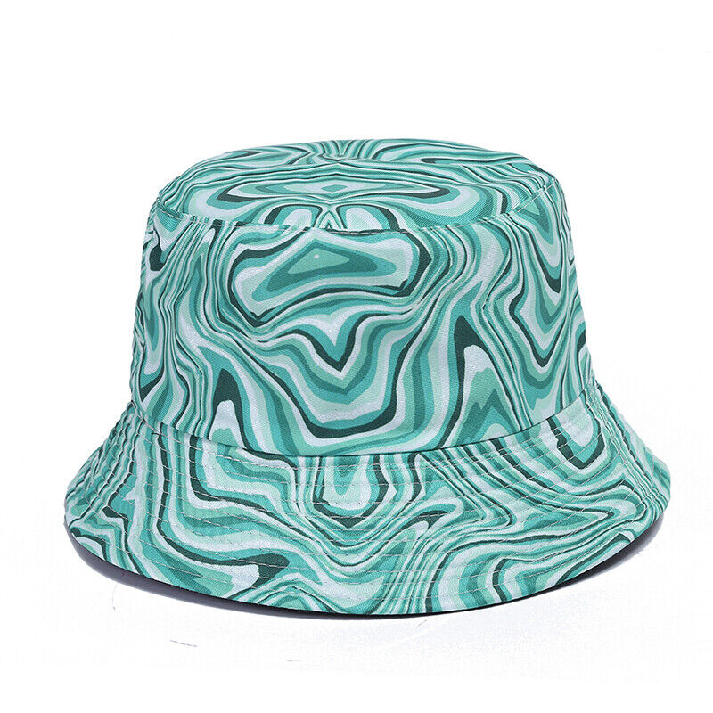 Bucket Hat Bucket Hat Sun Cap Hip Hop Hat Sun Hat Double Sided Fashion Tie Dye