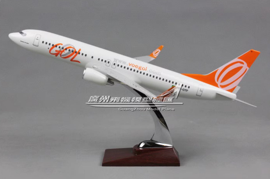 41CM GOL BOEING 737-800 PR-GTF Passenger Aeroplane Resin Aircrarft Plane Model