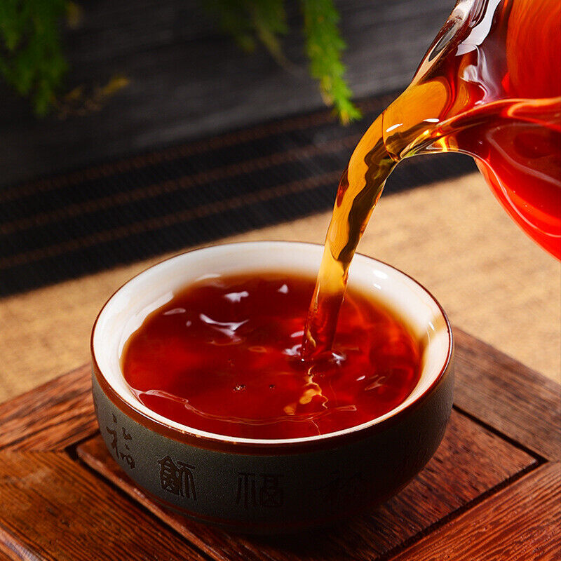 Premium Ancient Tree Pu'er Ripe Tea Natural 200g Yunnan Pu-Erh Tea Cake