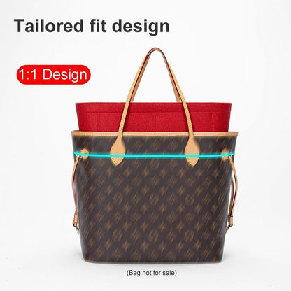 Make up Organizer Felt Cloth Handbag Storage Insert Bag Traveling Cosmetic Bags