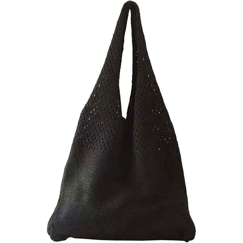 Womens Summer Beach Handbag Woven Shoulder Bag Large Tote Shopping Bag