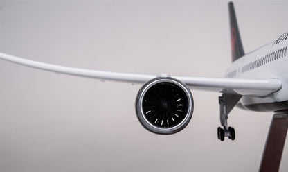 1:130 43CM AIR CANADA BOEING 787 Passenger Airplane Landing Gear Resin Model