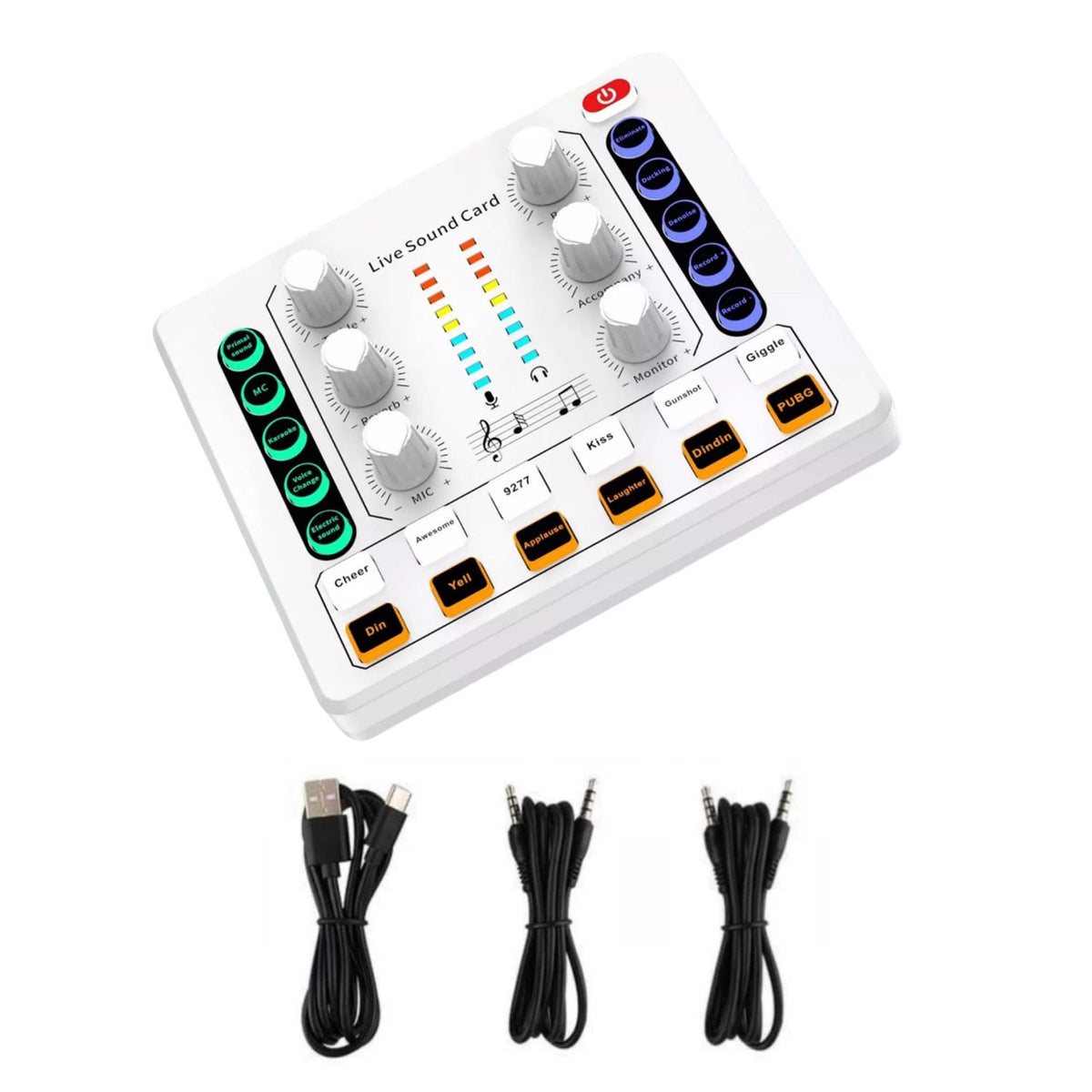 For Live Steaming For Podcasts M8 Sound Card Body Multi-scenario Compatibility