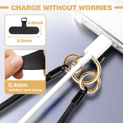 Adjustable Phone Lanyard,Universal Wrist Strap for Cellphone Case,Anti-Theft Wom