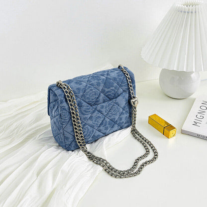 Women's Bags New Chain Bag Hundred Love Locking Shoulder Crossbody Bag