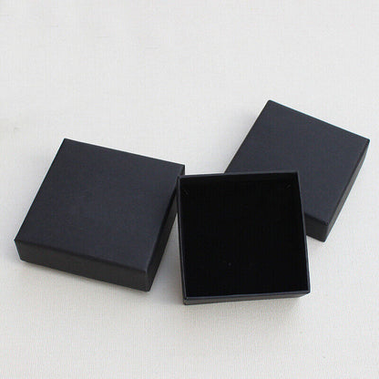 Fashion Ring Necklace Earring Bracelet Paper Bag Wedding Simple Jewelry Gift Box