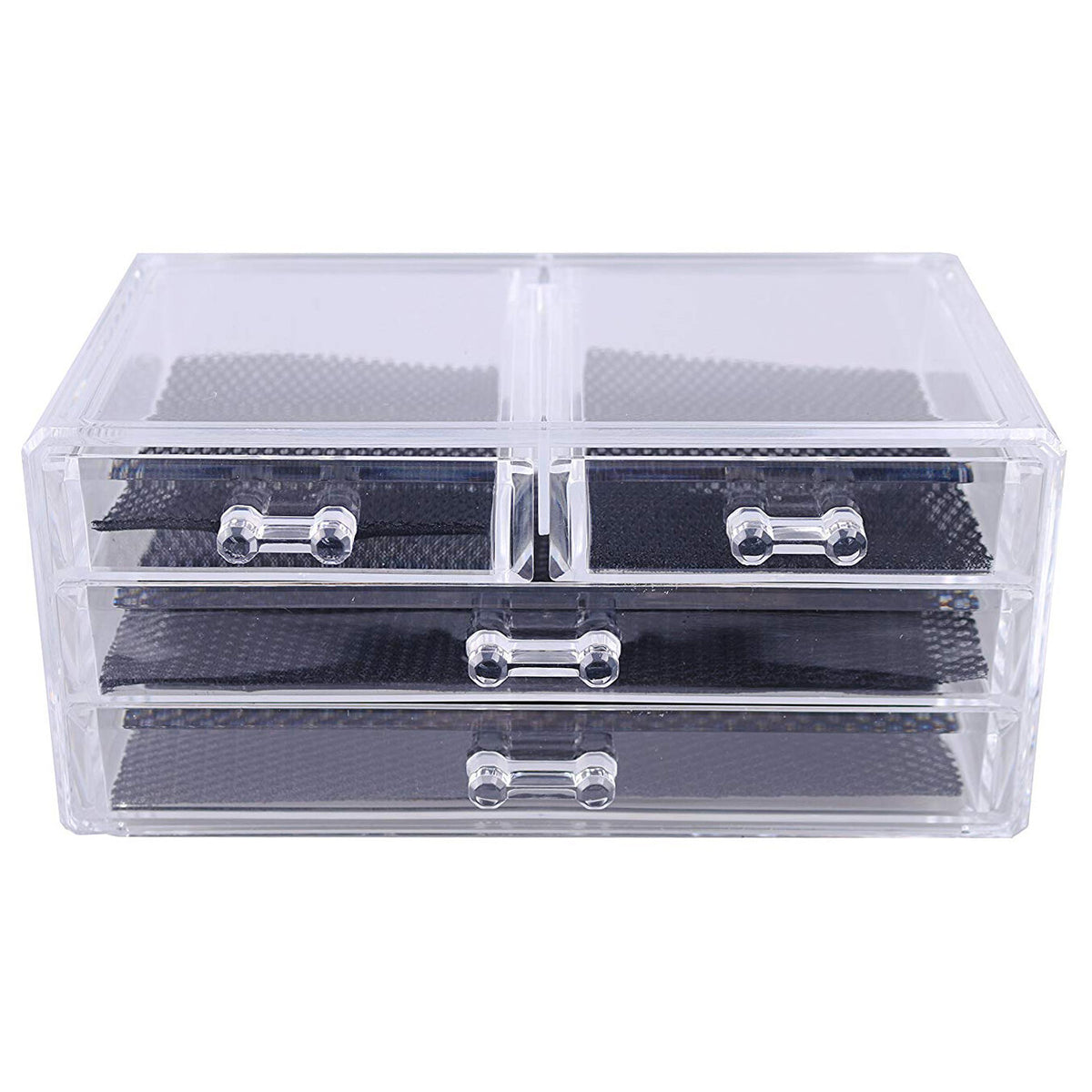 Acrylic Jewelry & Cosmetic Storage Display Box (9.5" x 5.5" x 4.5")