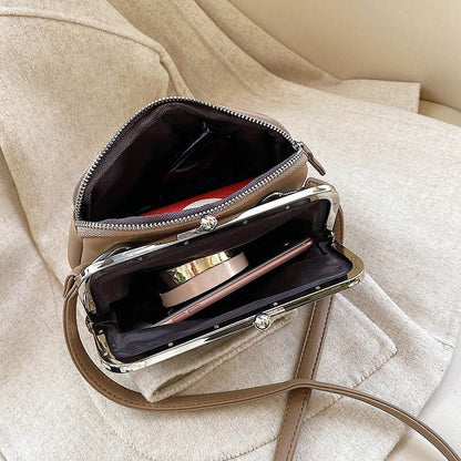 Shoulder Bag Synthetic Leather Crossbody Purse Fashion Handbag Clutch 20*15*6 CM